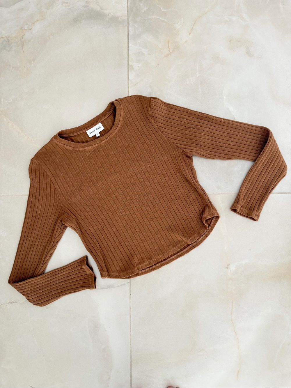BELLA DAHL Ribbed Sweater Top